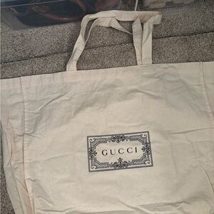 Gucci Cream Luxury Tote Bag